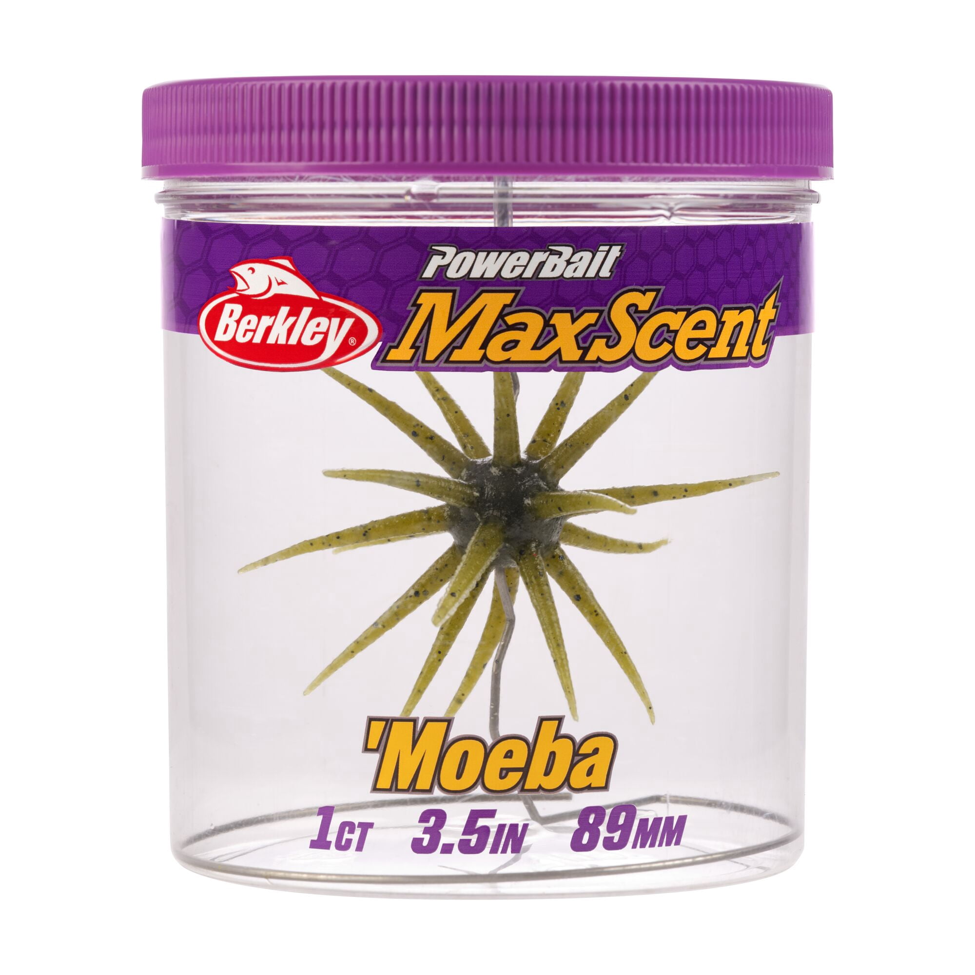 Berkley PowerBait® MaxScent 'Moeba, 3.5 in, Creatures, Watermelon (1-count)