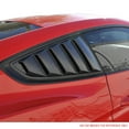 thumbnail image 3 of Ikon Motorsports Compatible with 15-23 Ford Mustang OE Style Paint J4 Impact Blue Rear Quarter Side Window Louvers Scoop Cover Vent Panel, 3 of 7