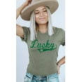 thumbnail image 2 of Vintage Lucky with Shamrock Graphic Tee T-Shirt, 2 of 11