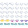 thumbnail image 1 of Contenedores de almacenamiento Taiyin, 32 unidades, transparentes, para fichas de juego, 1 of 7
