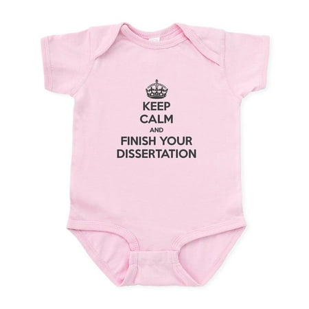 

CafePress - Keep Calm And Finish Your Dissertation Body Suit - Baby Light Bodysuit Size Newborn - 24 Months