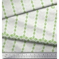 thumbnail image 2 of Soimoi Poly Georgette Fabric Artistic Leaves Printed Craft Fabric by The Yard 42 Inch Wide, 2 of 3