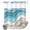 OmbreXF8065, variant on No Hook Shower Curtain with Built-in Rings - Pastel Watercolor Floral Washable Waterproof Fabric Bathroom Curtains for Hotel,Rentals, 60 X 72 Inch Long , Rustic Spring