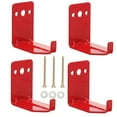 thumbnail image 5 of Milisten 4Set Red Iron Brackets L-shaped Wall Mounts for Use 2.4x2.4x1.6in, 5 of 8