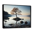 thumbnail image 2 of Designart "Serenity In Lakeside Nature" Lakes Lakehouse Floater Framed Canvas Prints, 2 of 5