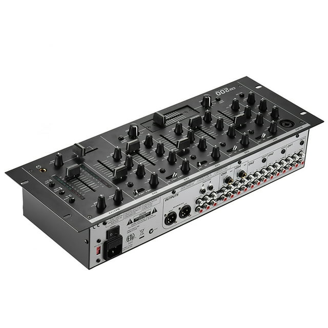Consola de mezcla Profesional de 5 canales para DJ de montaje en rack mezclador estéreo consola de mezclas Abody Consola de mezcla