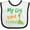 White and Black, variant on Inktastic My Gigi Said I Could Grandson Dinosaur Boys Baby Bib