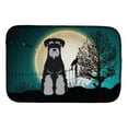 thumbnail image 3 of Halloween Scary Standard Schnauzer Black Dish Drying Mat, 3 of 3