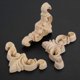 thumbnail image 5 of 60 Piezas Talladas Sin Pintar Muebles de Madera Europea Ventana Esquina Apliques de Madera Estatuillas de Madera Ornamentales cm, 5 of 5
