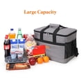 thumbnail image 3 of Bolsa frigorífica Lifewit 30 L/50 latas, plegable, aislante, gris, 3 of 6