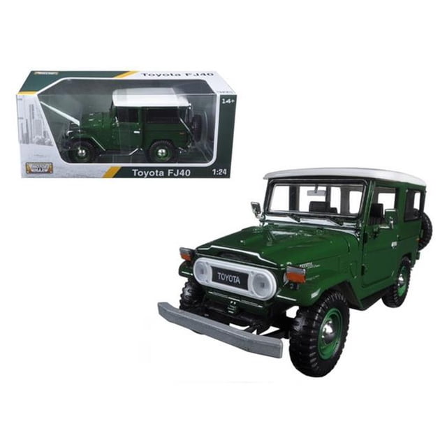 Motormax 79323gr Toyota FJ40 Vert 1-24 Voiture Modèle Moulée sous Pression
