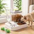 thumbnail image 4 of Automatic Pet Feeder and Water Dispenser Combo for Cats and Small Dogs, Raised Neck Bowl, Large Capacity, Auto Food and Water Refill, Spill Proof, Easy Cleaning, Balanced Feeding Station for Home, 4 of 6