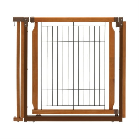 UPC: 0803840300008 | Richell Convertible Elite Dog Gate  Autumn Matte