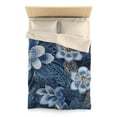 thumbnail image 1 of Flower Blossom Bordado Floral en Estilo Denim - Funda Nórdica Microfibra, 1 of 3