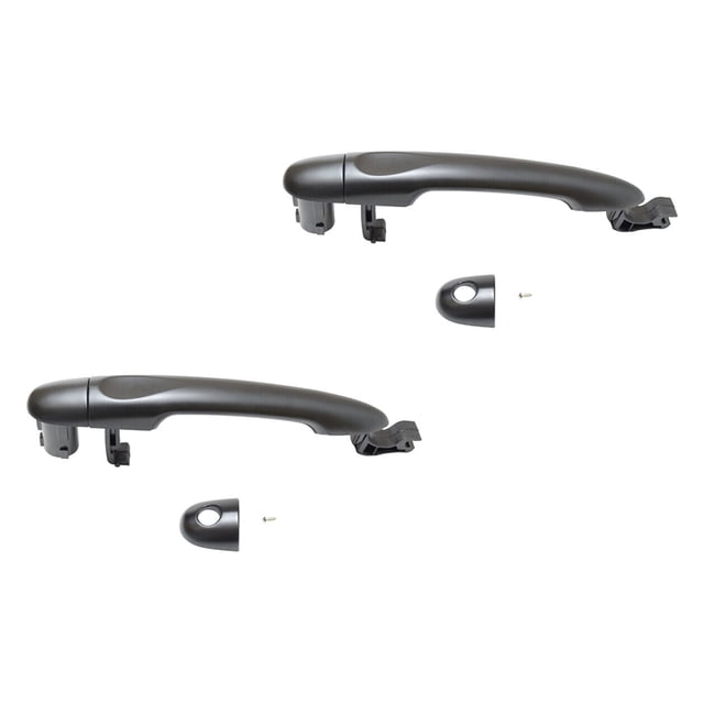 Manijas de Puertas Exteriores HUSHAN Fluence 2011 A 2017 Renault 2 Piezas Negro