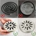 thumbnail image 5 of Dusknt 2Pcs Mosquito Coil Tray with Lid B, Woodworking Tools,4 Stainless Holders with Lid Portable Container Incense Holder Coil Holder for Home Garden Camping Travel Fishing Outdoor, 5 of 9
