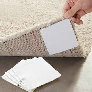 Leke 10Pcs Double Sided Sticky Tape Adhesive Sticker Rug Mat Carpet Gripper  Pad 