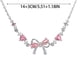 thumbnail image 5 of Bow Zircon Pulsera Ajustable Bow Beaded Cadena Pulsera de Oro Plata Amistad Pulsera Pulsera de moda para las mujeres, 5 of 6