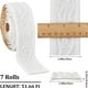 thumbnail image 2 of Moldura de espuma autoadhesiva flexible de 620 x 2 pulgadas, color blanco, 3D, vintage, decorativa, para pared, zócalo, espejo, decoración de hotel, bricolaje, 2 of 9
