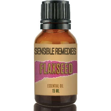 Sensible Remedies Flaxseed (Linseed) 100% Pure Therapeutic Grade Essential Oil 15 mL (0.5 fl oz)