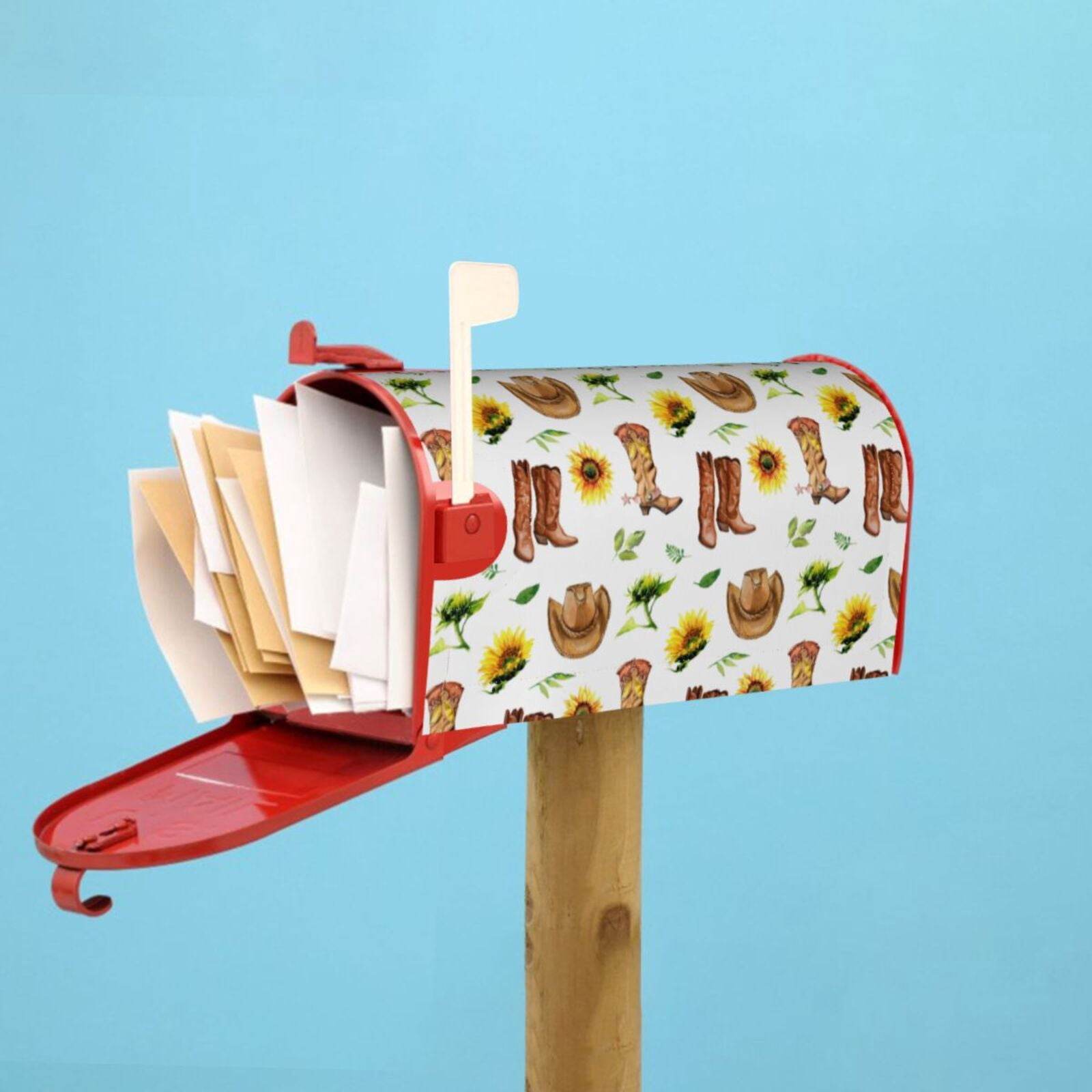 Kdxio Magnetic Mailbox Cover 21x18 in Mailbox Cover Outdoor Decoration Holiday Mailbox Covers for Home Garden Yard-21x18 in