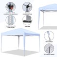 thumbnail image 3 of Outdoor Basic 10'x 10'Pop up Canopy Tent,Instant Canopies,Shade Tents with Carrying Bag,White, 3 of 6
