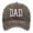 Coffee, variant on Dad Hats for Men! Yigetop Dad 2025 Promoted To Dad 2025 Daddy Established 2025 Hats for Men Aesthetic Washed Distressed Baseball Cap Cotton Cap Trucker Hat Black One Size