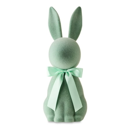 Easter Flocked Green Bunny Decor, 27 in, by Way To Celebrate