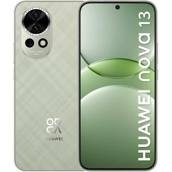 Smartphone HUAWEI Nova 13 12GB RAM 512GB Verde con Cámara 60MP y Carga Rápida 100W