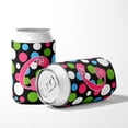 thumbnail image 5 of Letter C Initial Monogram - Polkadots and Pink Can or Bottle Beverage Insulator Hugger, 5 of 5