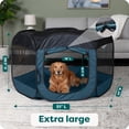 thumbnail image 3 of Parque portátil para mascotas FurHaven para perros y gatos, extra grande, azul, 3 of 9