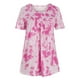 thumbnail image 5 of Moda mujer verano manga corta gradiente estampado pliegue Casual blusa Tops Fridja bn7038, 5 of 9