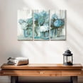 thumbnail image 2 of Elephant Stock Hydrangeas In Glass Jars Blue Wall Art - Horizontal Multi Panel Canvas - Living Room Wall Decor - Floral And Botanical Multi Panel - Beige And Gray Decor By Carol Rowan - 23" x 14", 2 of 4