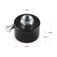 thumbnail image 2 of Universal Car 3 Hole Steering Wheel Quick Release Hub Adapter Snap AluminumBlack, 2 of 4