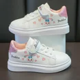 thumbnail image 2 of 2022 primavera y otoño nuevos zapatos deportivos informales blancos para niños zapatos para correr de fondo plano para estudiantes y mujeres zapatos de tablero para 3-12 años, 2 of 5