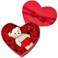 thumbnail image 1 of Caja de regalo con oso rosa, regalo de San Valentín, caja de regalo con oso rosa y amor, 1 of 5