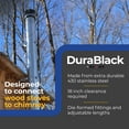 thumbnail image 2 of DuraVent DBK 8 in. Stainless Steel Single Wall 90 Degree Elbow Stove Pipe, 2 of 10