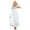 White, variant on Dealovy Nightgowns for Women Short Sleeve Nightshirts Square Neck Ruffle Full Length Pajama Dress Soft Sleepwear
