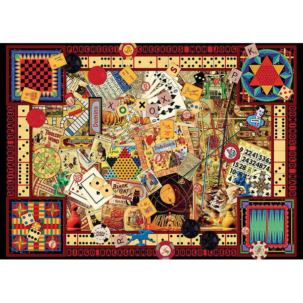 Embryo fiction Centimeter Ravensburger - Vintage Games - 1000 Piece Jigsaw Puzzle - Walmart.com