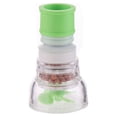 thumbnail image 3 of Guardoinrt Bathroom Adjustable Aerator Bubbler Attachment Bendable Proof Diffuser Nozzle Accessory 1-layer Stone Green 1Set, 3 of 6