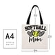 thumbnail image 2 of Bolso Tote Lino Gran Capacidad Con Pelota Lacrosse, 2 of 3