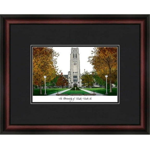 University of Toledo Academic Framed Lithograph