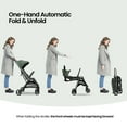 thumbnail image 5 of MAMA & BABY Packa Travel Stroller with One-Hand Automatic Folding, Ultra-Compact, Pink, 18.3LB, Unisex, 5 of 9