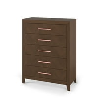 Child Craft Kieran 5 Drawer Dresser, Toasted Chestnut
