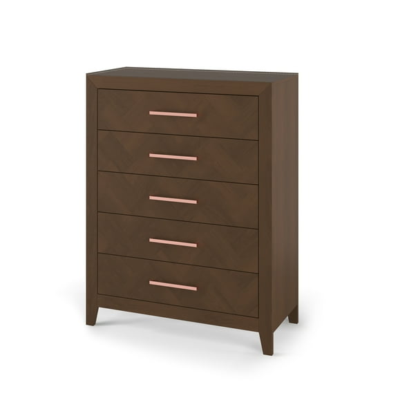Child Craft Kieran 5 Drawer Dresser, Toasted Chestnut