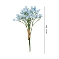 thumbnail image 3 of Ramo artificial de gypsophila (aliento de bebé) | Arreglo de tallos de flores artificiales para decoración del hogar | Decoración floral de plástico para la mesa de la sala, 3 of 6