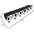 thumbnail image 2 of GoTEAM! 6 Seat Portable Folding Team Bench w/Cupholders and Carry Case (Black), 2 of 3