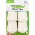 thumbnail image 6 of Super Sliders 1-inch Non Slip Furniture Leg Tips White 4 Pack, 6 of 7