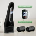 thumbnail image 3 of Wiher Electric Foot Callus Remover, LED Light & Display Electric Foot File, Waterproof Electric Foot Filer, 3 Replacement Rollers & USB-C Charging Foot Sanders for Feet Black, 3 of 7