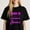 Black-4, variant on Inspirational Quote Graphic for Adults Created in Gods Image Casual Tee print T Shirt